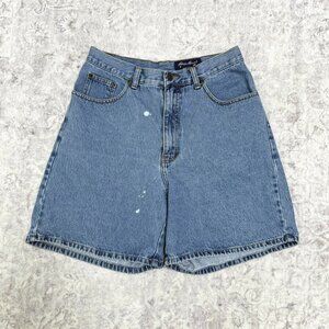vintage 90s denim Eddie Bauer mom shorts  blue jean jorts